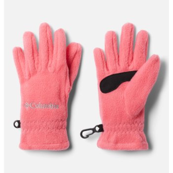 Columbia Fast Trek Fleece, Guantes Rosas Claro Para Niña | 207463-BTU